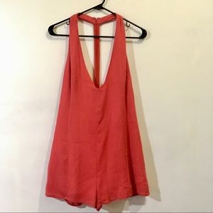 NWT Tobi Orange Romper